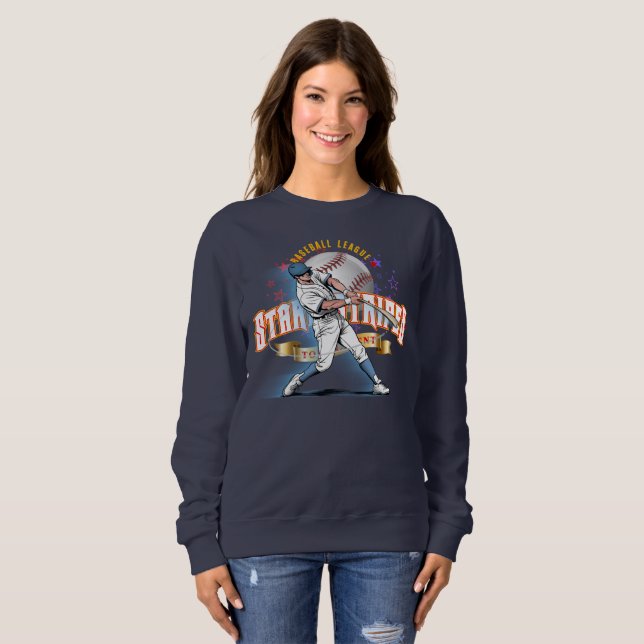 Moletom Baseball Stars & Stripes (D. mode) | Women  (Frente Completa)
