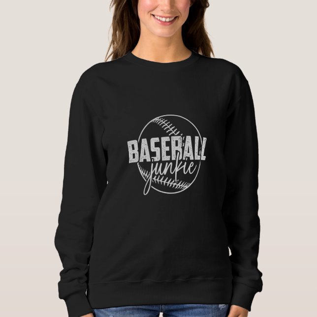 Moletom Baseball Womens Baseball Player Baseball Girl (Frente)