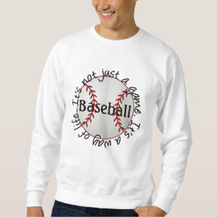 Moletom Basebol-seu não apenas um jogo
