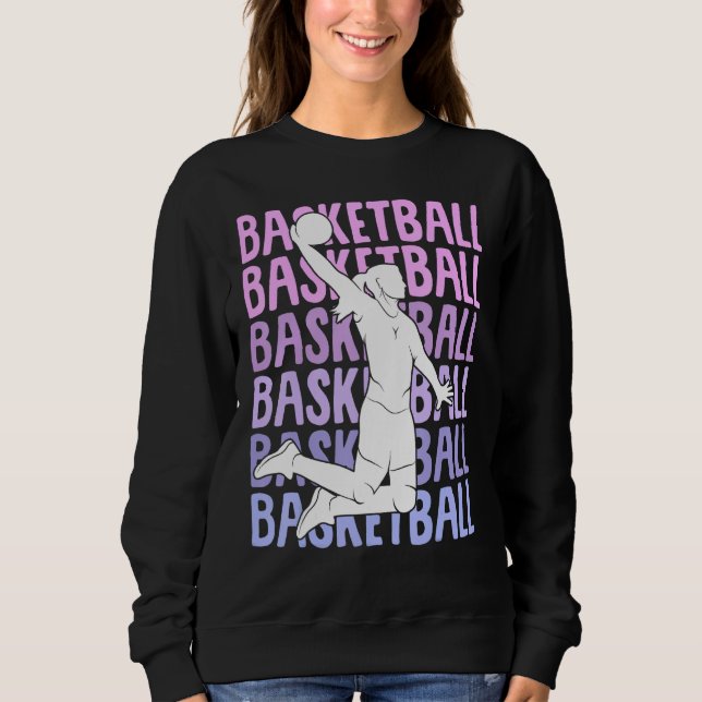 Moletom Basketball Girl Women Kids (Frente)