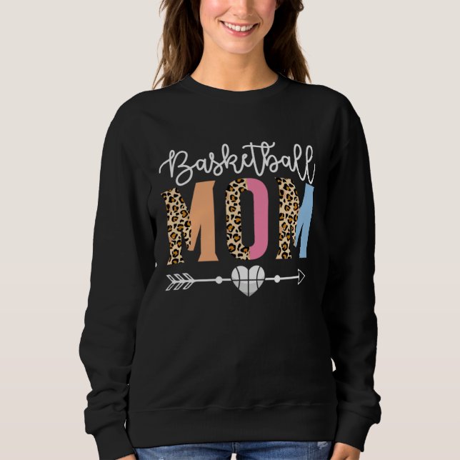 Moletom Basketball Mom Cute Basketball Game Mother s Day L (Frente)