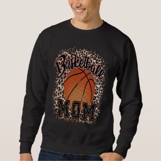 Moletom Basketball Mom Love Leopard Basketball Mother's Da