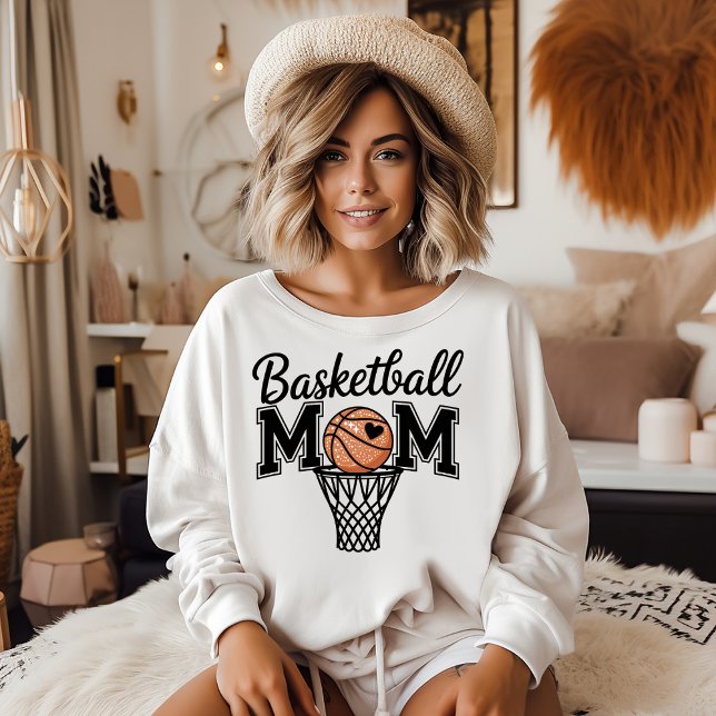 Moletom Basketball Mom Sweatshirt (Basketball Mom sweatshirt)