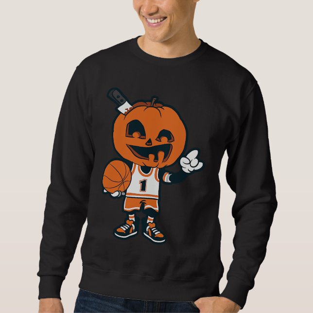 Moletom Basketball Pumpkin Player (Frente)