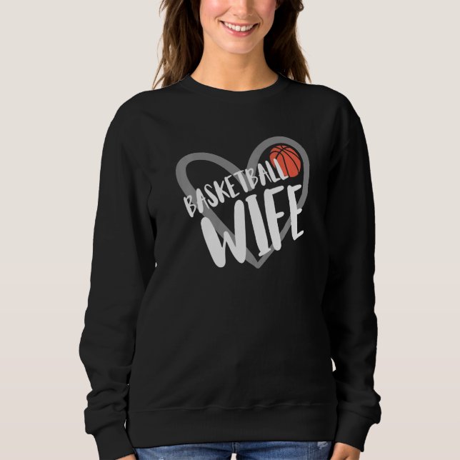 Moletom Basketball Wife Heart  (Frente)