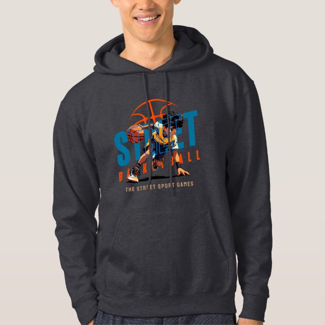 Moletom Basquete de Rua | Hoodie de homens (Frente)