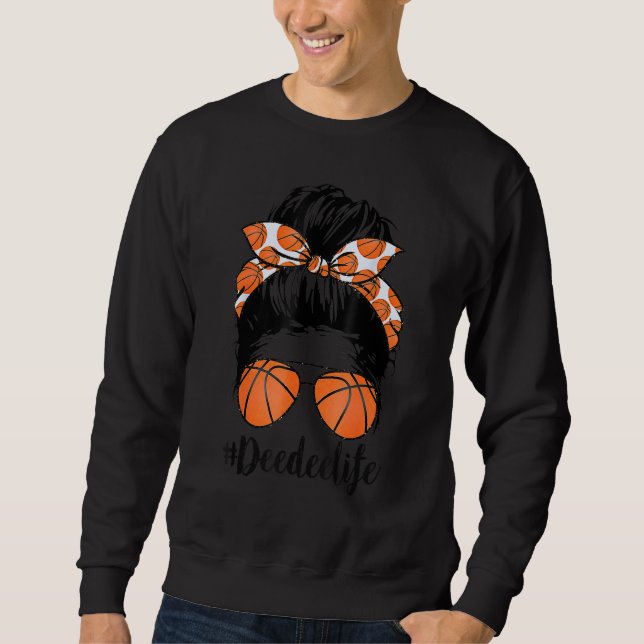 Moletom Basquete Deedee Life Messaging Bun Orgulho Mulhere (Frente)