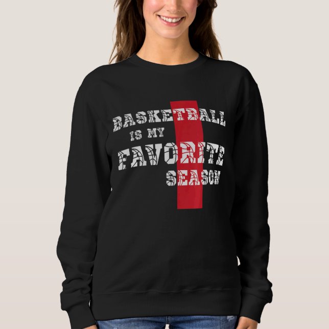 Moletom Basquete É Minha Garota Favorita (Frente)