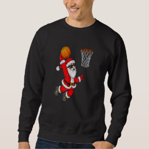 Moletom Basquete Natal Santa Claus Dunking