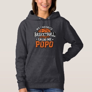 Moletom Basquetebol Popo Engraçado Vintage Desenho Esporti