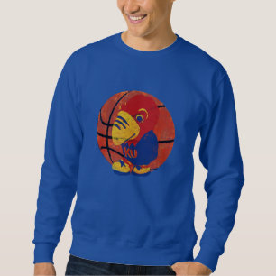 Moletom Basquetebol velho de Jayhawk do tempo