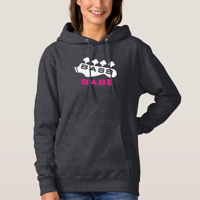 Moletom Bass Babe Gift Para Garota assiste (Frente)