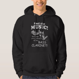 Moletom Bass Clarinet Sente O Hoodie Da Música