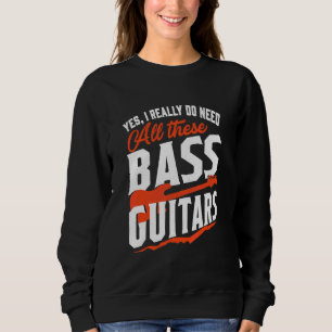 Moletom Bass Guitar Bonde, Mulheres E Homens Jogadores De 