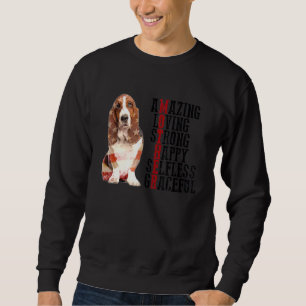 Moletom Basset Hound Incrível Adorador Forte E Selvagem