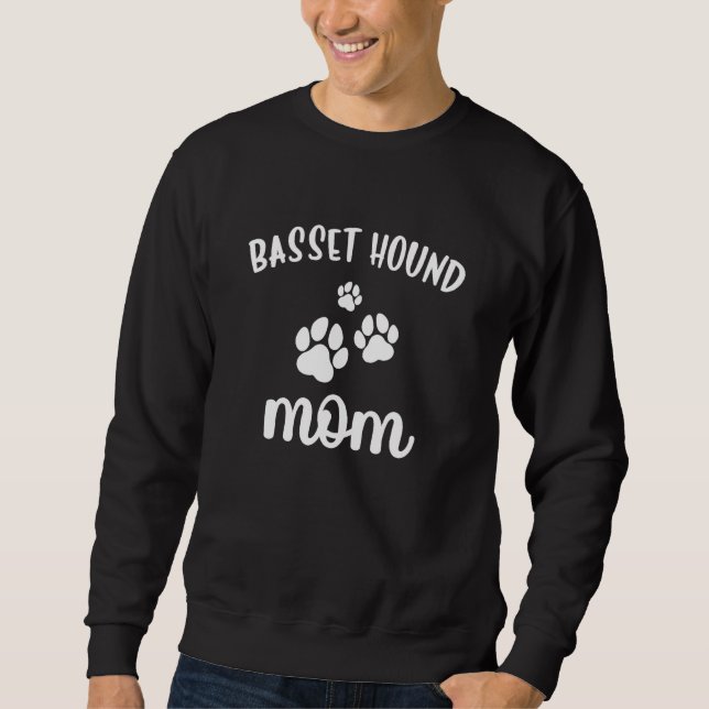 Moletom Basset Hound Mom Cute Dog (Frente)