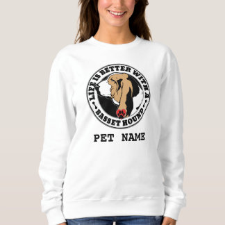 Moletom Basset Hound Personalizado Life É Melhor