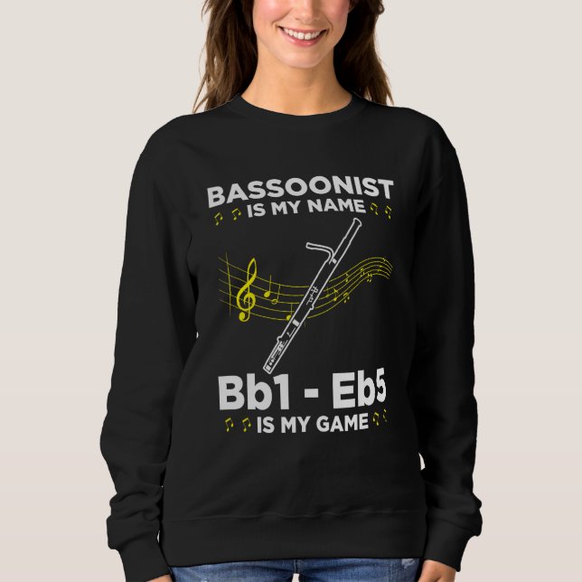 Moletom Bassoon For Bassoon Player Bassoon Musician Bassoo (Frente)