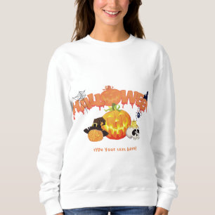 Moletom Bat Halloween Party Skull Monograma Design Modern