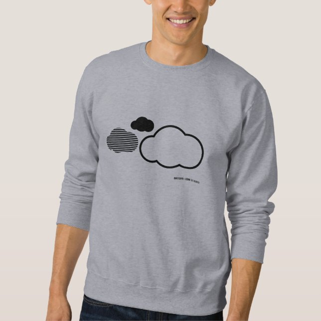 Moletom Bata a camisa/Gangstarr/acima das nuvens (Frente)