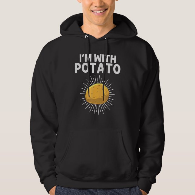 Moletom Batata Para Homens Batata Cuja Batata É Batata De  (Frente)