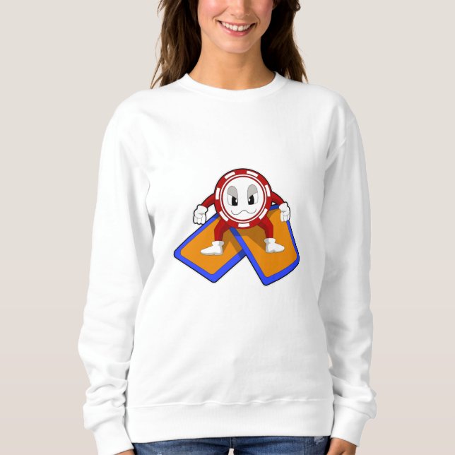 Moletom Batatas de pôquer com cartões Poker (Frente)