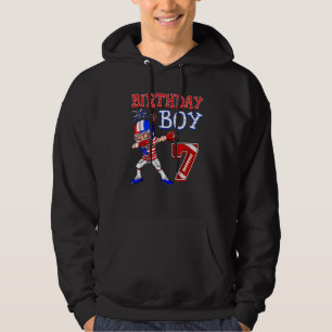 Moletom Bater no American Football Birthday Boy 7 anos