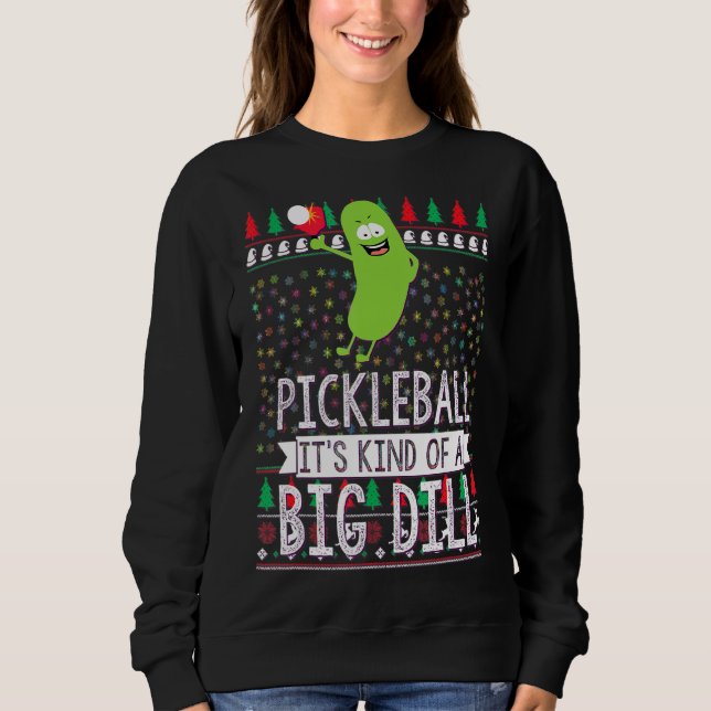 Moletom Bateria de Natal de Pickleball (Frente)