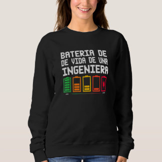 Moletom Bateria De Vida De Uma Engenheira