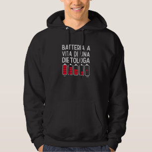 Moletom Bateria Para A Vida De Uma Nutricionista Desenho D