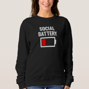 Moletom Bateria Social Nerd Solitário Humor Adulto Sarcást