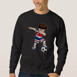 Moletom Batido de Futebol Costa Rica Ticos Dab Foot Dance
