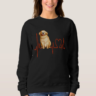 Moletom Batimento Cardíaco do Cão Retriever Labrador EKG M