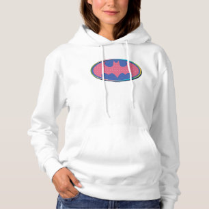Moletom Batman Logotipo de Bolinhas rosa