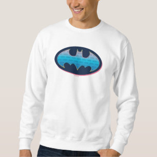 Moletom Batman Símbolo rosa e azul