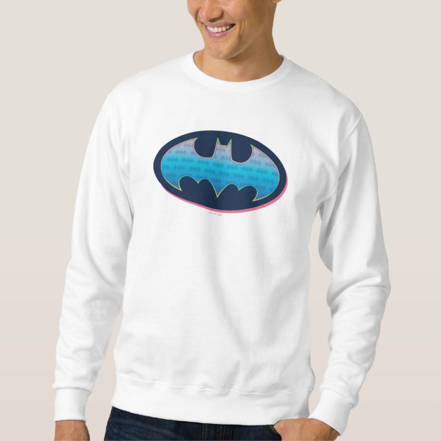 Moletom Batman | Símbolo rosa e azul (Frente)