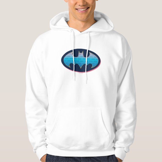Moletom Batman | Símbolo rosa e azul (Frente)