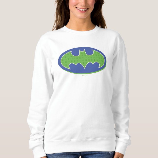 Moletom Batman | Símbolo roxo e verde (Frente)