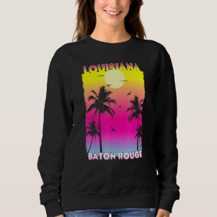 Moletom Baton Rouge Louisiana La Summer Vintage Sunset