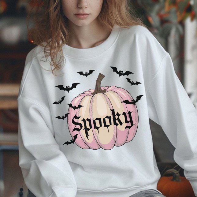 Moletom Bats Pumpkin Halloween Sweater Pastel (Criador carregado)