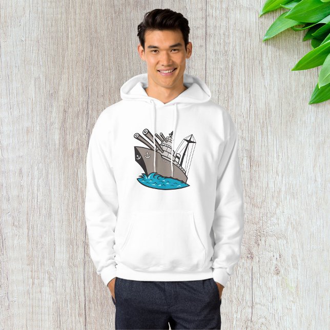 Moletom Battleship Mens Hoodie (Criador carregado)