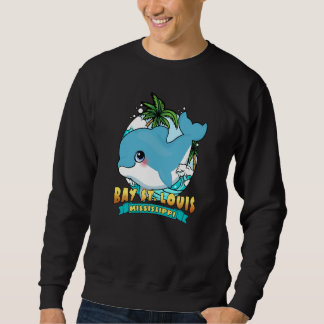 Moletom BAY ST LOUIS MISSISSIPPI Cute Baby Dolphin Beach S