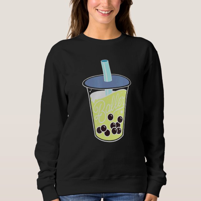 Moletom Bble Tea Boba Milk Tea Baller (Frente)