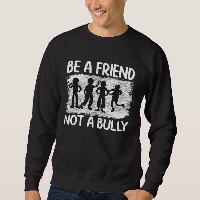 Moletom Be a friend not a bully Orange (Frente)
