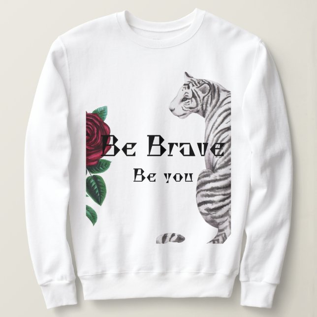 Moletom Be Brave Women Hoodie (Frente do Design)