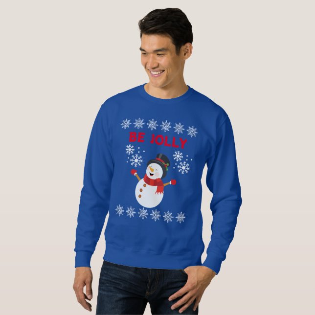 MOLETOM BE JOLLY SNOWMAN SWEATSHIRT (Frente Completa)
