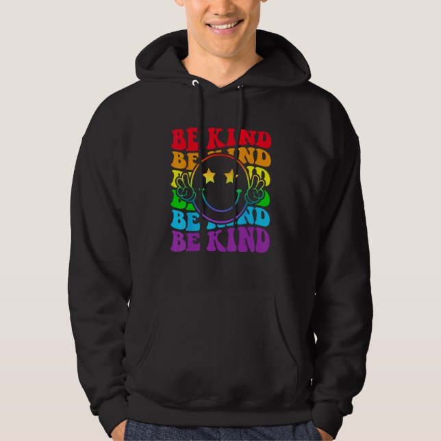 Moletom Be Kind LGBT Pride Month Gay Right Funny Smile Hap (Frente)