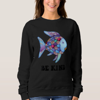 Moletom Be Kind Rainbow Fish Teacher Life Teaching Back To