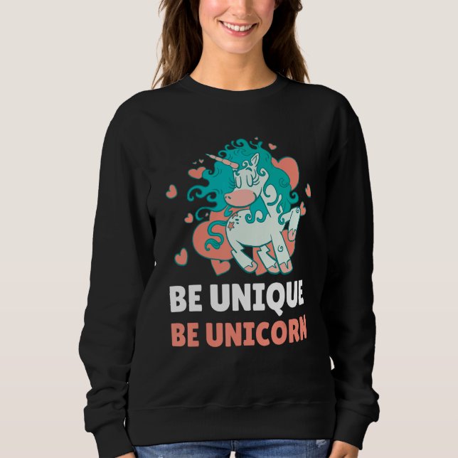 Moletom Be Unique Be Unicorn 1 (Frente)
