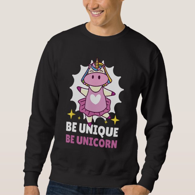 Moletom Be Unique Be Unicorn 3 (Frente)